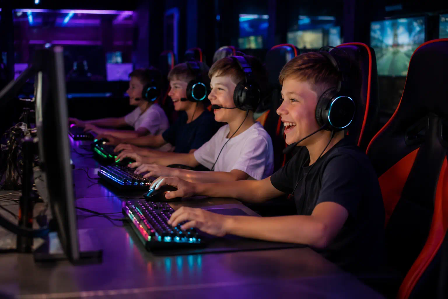 gaming LAN birthday party for 8 year olds UK