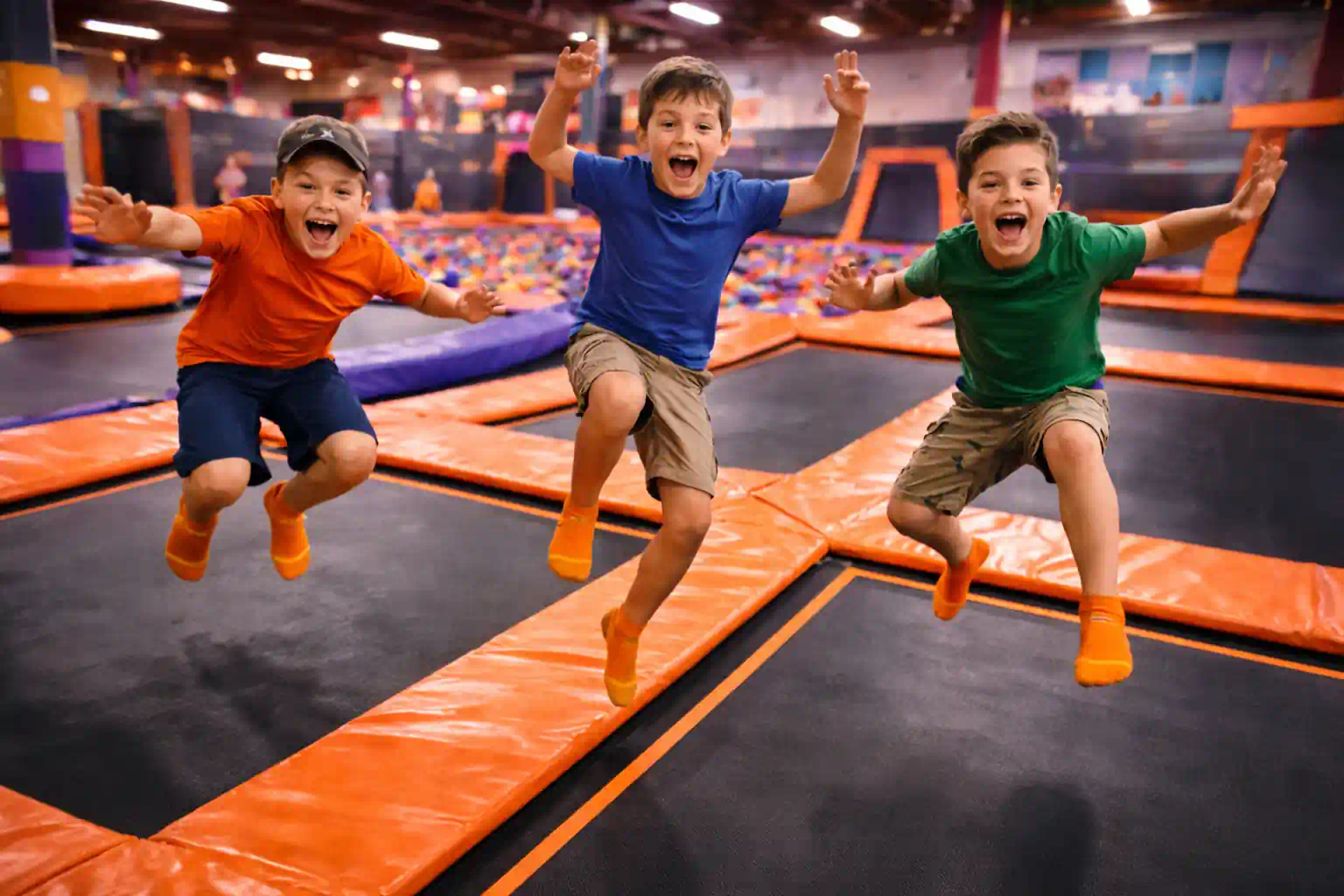 trampoline park birthday party for 10 year olds UK